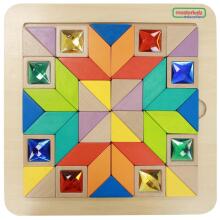 MASTERKIDZ Puzles Mozaīka Mācību Krāsas un Formas Tangram Montessori