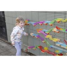 MASTERKIDZ Construction Set Ball Track STEM Board 440 pieces