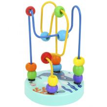 Tooky Toy Art.TF420  Деревянный развивающий моторный лабиринт с переплетением,1 шт