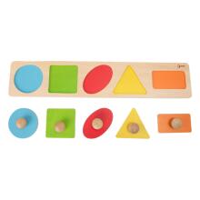CLASSIC WORLD MONTESSORI puzle bērniem, kas mācās formas, figūras, krāsas, 7 gab.