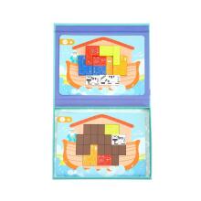 TOOKY TOY Магнитный пазл Монтессори Логическая головоломка Тетрис Ноев ковчег 26 шт.
