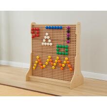 MASTERKIDZ Colorful Jumbo Pegs for STEM Board 64 Pcs - 8 Colors