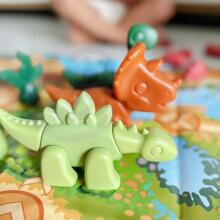 WOOPIE Construction Set 2in1 Dinosaurs Board Game + 46 pcs Dice