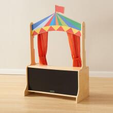 MASTERKIDZ Wooden Puppet Theatre Shop Stall