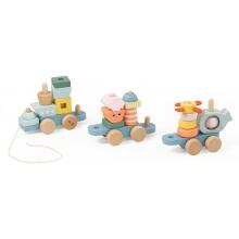 CLASSIC WORLD Montessori Koka puzle "Okeāna vilciens"