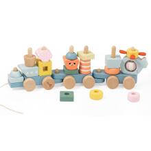 CLASSIC WORLD Montessori Koka puzle "Okeāna vilciens"