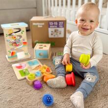 TOOKY TOY Box XXL Montessori Educational Box 6in1 Sensory 13-15 Months