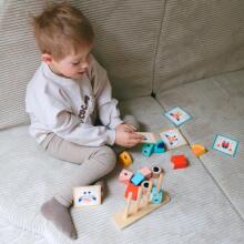TOOKY TOY Creative Wooden 3D Space Blocks Crab