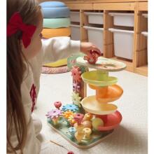 WOOPIE GREEN Montessori 4in1 bumbu skrejceļa aktivitāšu koks FSC