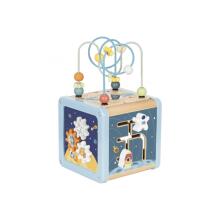 TOOKY TOY Wooden Cube Activity Space Sorter Maze