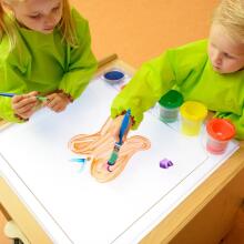 Сенсорная рамка MASTERKIDZ - светодиодная панель + прозрачный поддон для рисования