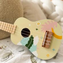 CLASSIC WORLD Wooden Ukulele Guitar for Kids Pink