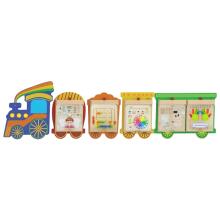 MASTERKIDZ Train Board Set 5in1 Сенсорная доска для развития моторики, чувств и эмоций
