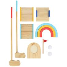 TOOKY TOY Wooden Golf Set for 2 Persons 13 pcs.