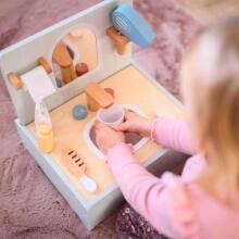 TOOKY TOY Туалет Ванная Деревянный Туалет Ванная с Аксессуарами