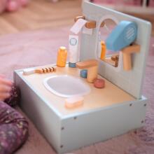 TOOKY TOY Туалет Ванная Деревянный Туалет Ванная с Аксессуарами