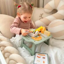 WOOPIE GREEN Набор для завтрака и ресторан - игра-заказ с подносом и аксессуарами