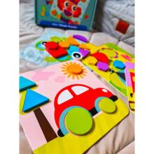 TOOKY TOY Пазл 4 в 1 Пазл Mntessori Blocks