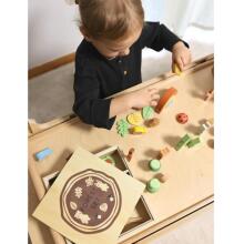 TOOKY TOY meža komplekta kaudzes puzles klucīši figūriņas