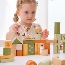 VIGA PolarB koka klucīši Montessori klucīši Dzīvnieki 50 gab.