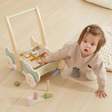 Viga Wooden Block Cart Pusher