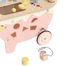 CLASSIC WORLD Wooden Ice Cream Shop 3in1 Trolley 40 pcs.
