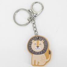 VIGA PolarB Wooden Keychain Lion Keyring