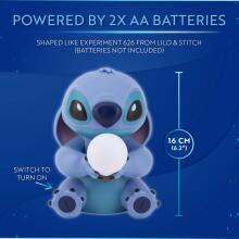 Disney Stitch Nightlight  Art.250000 Силиконовый светодиодный ночник