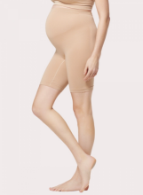 Sweet Mama Panties Art.63974 Beige Bezvīļu biksītes/šorti ar augsto vidukli un vēdera atbalstu (S/XL)
