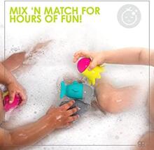 Bbluv Bath Toys Art.250363 Silikona rotaļlieta  vannai ,6 gab