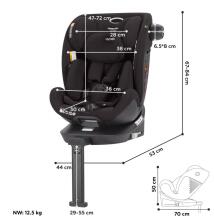Baby car seat Carrello Meteorit + CRL-17515 Marble Grey