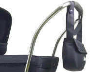 Arrue Princess Jr. Art.250615 Navy Large classic doll stroller with bag
