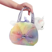 AURORA Fancy Pals plīša rotaļlieta kaķis somiņā, 20 cm