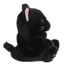 AURORA Palm Pals plīša rotaļlieta melns kaķis , 12 cm