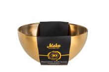 Maku nerūsējošā tērauda zelta 19 cm
