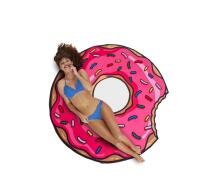 Beach Mat, Donut with Pink Glaze