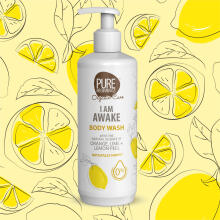 Pure Beginnings Body Wash I am awake Art.251269 Гель для душа тонизирующий кожу с апельсином, лаймом и лимоном, 500 мл