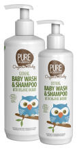 Pure Beginnings Kids Baby Wash Art.251277 увлажняющее, успокаивающее и восстанавливающее средство для мытья тела и волос без мыла с успокаивающим лесным ароматом, 500 мл