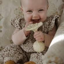 Natruba Ocean Rattle Art.251333 Teether made of 100% natural rubber, 2 pcs.