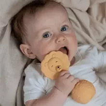 Natruba Ocean Rattle Art.251333 Teether made of 100% natural rubber, 2 pcs.