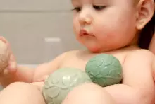 Natruba Rubber Rattle Art.251340 Прорезыватель из 100% натурального (природного) каучука