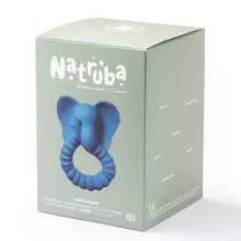 Natruba Rubber Rattle Art.251340 Прорезыватель из 100% натурального (природного) каучука