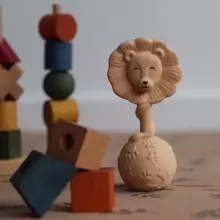 Natruba Rubber Rattle Art.251341 Zobu graužāmais no 100% naturāla (dabas) kaučuka