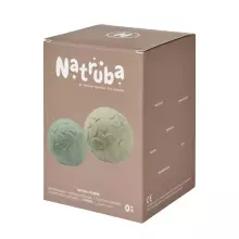 Natruba Rubber Sensory Balls Art.251350 Zobu graužāmais bumbas no 100% naturāla (dabas) kaučuka