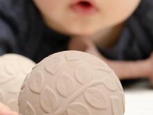 Natruba Rubber Sensory Balls Art.251352 Прорезыватель-мячики из 100% натурального (природного) каучука
