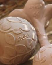 Natruba Rubber Sensory Balls Art.251352 Прорезыватель-мячики из 100% натурального (природного) каучука