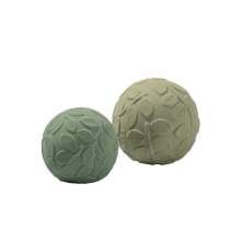 Natruba Rubber Sensory Balls Art.251355 Zobu graužāmais bumbas no 100% naturāla (dabas) kaučuka