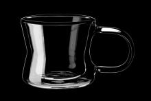 Maku Glass mug double wall 2 pcs 8 cl