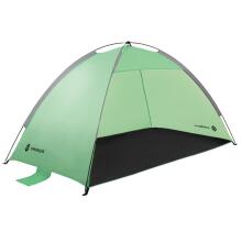 Beach tent Springos PT034, garden 210×120×112 cm travel shelter with carry bag, UV‑filtered green‑grey‑black