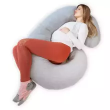 La Bebe™ Maternity Satin Pillow Sì - Duo Art.609575 Satīna audums. Daudzfunkcionāls spilvens/pakavs grūtniecēm, ar memory foam